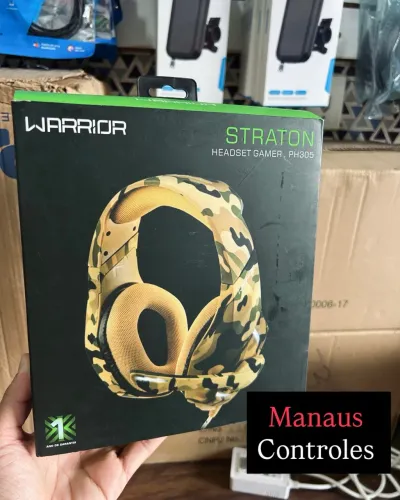 Fone Gamer com fio ( usb ) Warrior Straton - Promoção