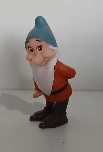 BONECO MINIATURA ORIGINAL DISNEY BRANCA DENEVE E OS SETE 7 ANÕES DENGOSO