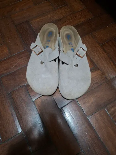 Birkenstock boston bege tamanho 41/42br
