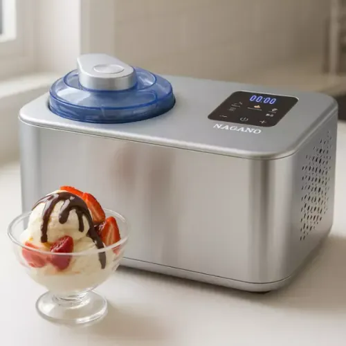 Sorveteira Expressa 1,2L Inox Sorvete Gelato Sorbet Açaí Frozen Yourgut - E034791