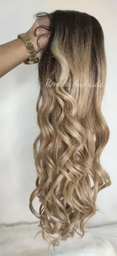 Lace Front Fibra Futura Premium loira