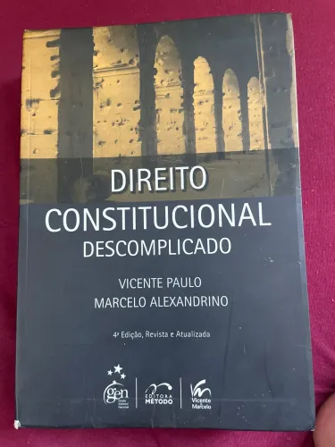 Livro: Direito constitucional descomplicado