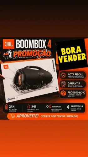 Jbl Boombox 4 Preta Lacrada