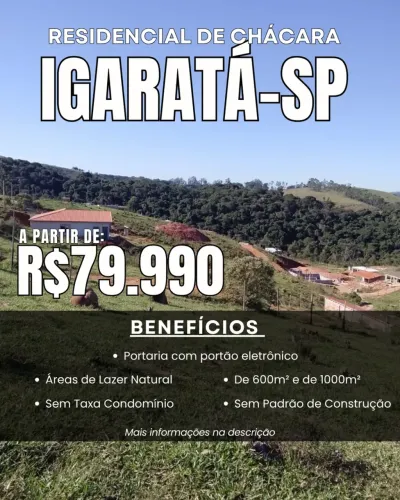 600M² EM UMA REGIÃO PROCURADA PARA LAZER E INVESTIMENTO.
