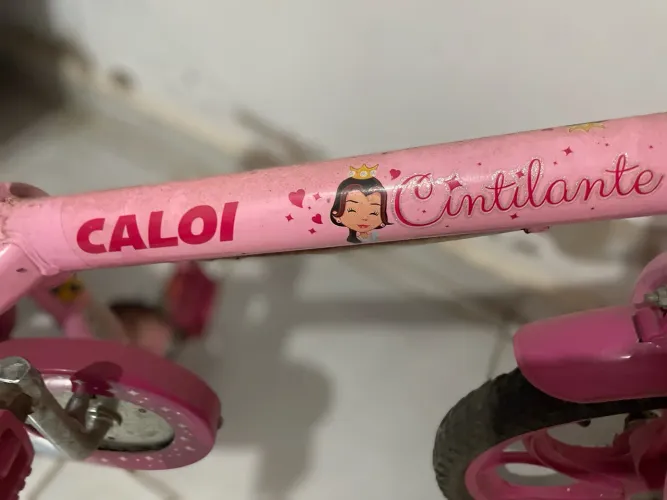 Bicicleta infantil feminina personagem