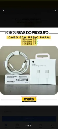 Cabos usb c- c duraveis pra transferências, carregamento, 