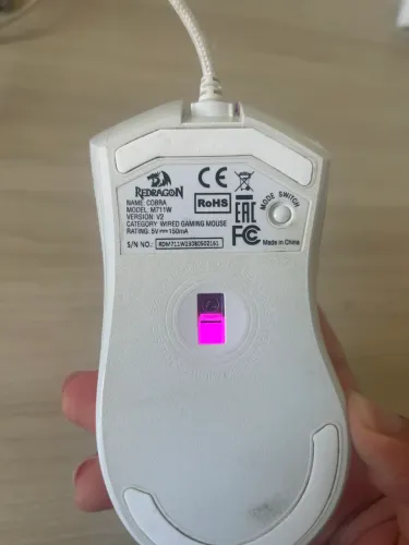 Mouse Redragon Cobra M711W Lunar White