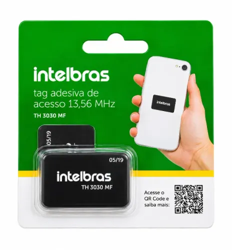 Tag Adesiva de Acesso Intelbras TH 3030 MF 13,56 MHz RFID