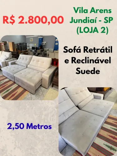 Sofá Retrátil e Reclinável Seminovo!