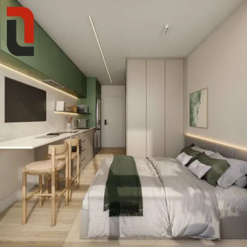 Core Silva Jardim Studio 22m² Open Space no Rebouças
