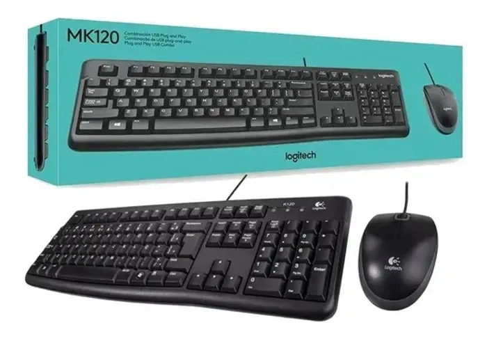 Kit Teclado e Mouse Logitech