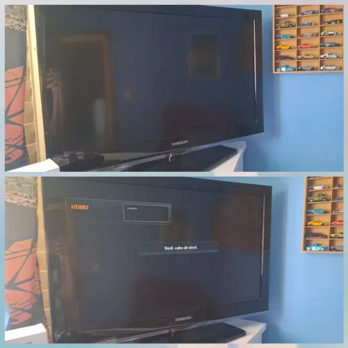 TV Samsung 32 polegadas. Não é smart. Funcionando perfeitamente