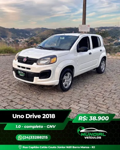 Fiat Uno Drive 1.0 Flex 6V 5P 2018