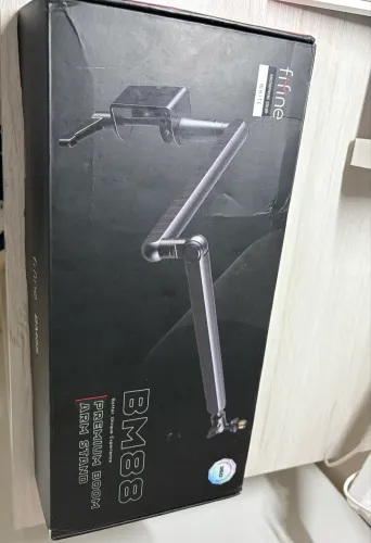 Suporte Microfone - FIFINE BM88 (Cor branca)