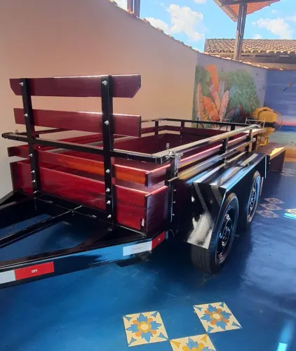Carretinha Reboque 2 eixos