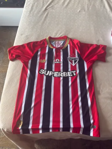 Camisa São Paulo 2025 usada pelo Luciano