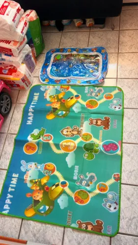 Tapete de atividade para bebê + brinde