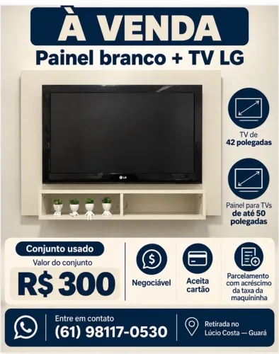 Tv com painel
