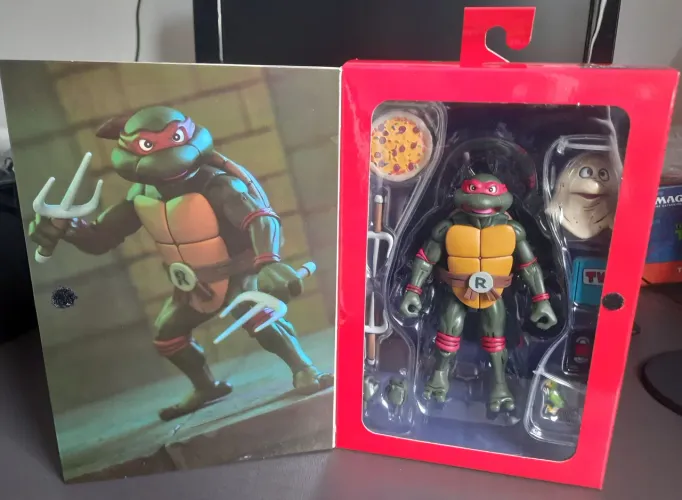 Raphael Tartarugas Ninja Pizza Club Edition Neca Bootleg