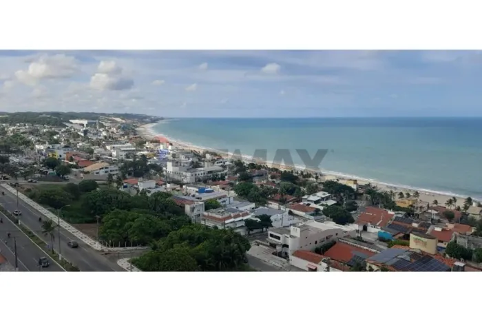 Riviera de Ponta Negra apartamento com dois dormitórios sendo um suite de frente para o ma