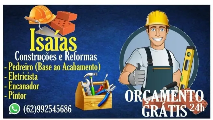 Pedreiro,pintor, encanador e eletricista 