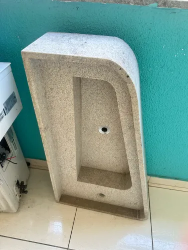 Bancada granito branco Itaúna
