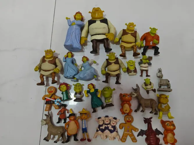 Lote coleção do Sherek 