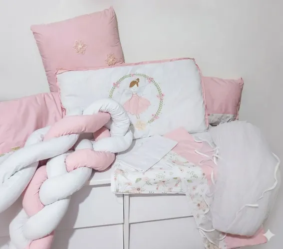 Kit berço menina 