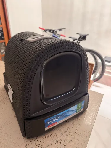 Caixa PET. Gato.  Nova.  Nunca usada. Curver