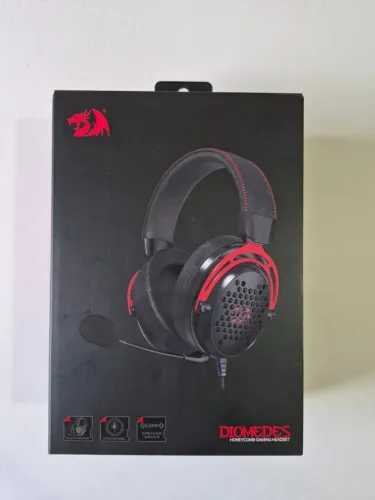 Headset Redragon Diomedes Preto Novo Lacrado