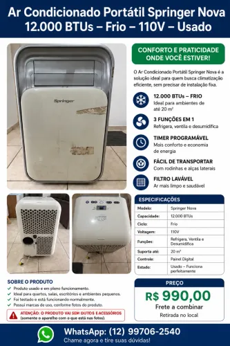 Ar-condicionado portátil