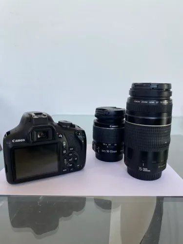 Canon Rebel T7 + 18-55mm + 75-300mm | Kit Completo