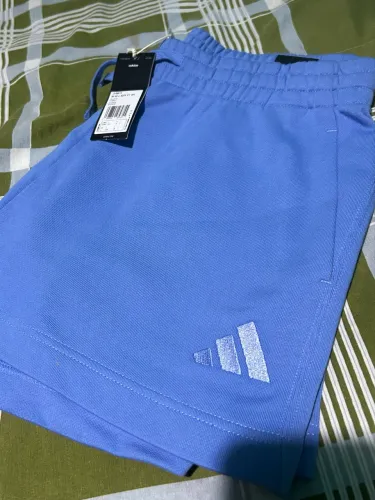 Shorts Moletinho Adidas ALL SZN Azul - Original (Novo com Etiqueta)