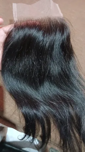 Top closere cabelo humano virgem 40 cm