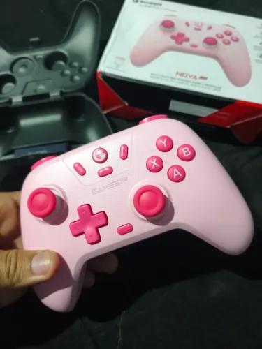 Controle gamer Gamesir T4 Nova lite rosa