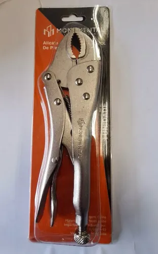 Alicate pressão 10 polegadas 22cm boca curva