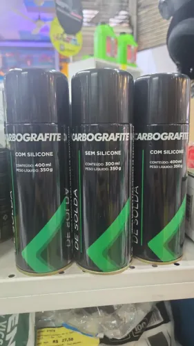 ANTI RESPINGO DE SOLDA CARBOGRAFITE COM E SEM SILICONE