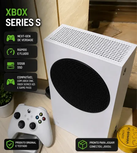 Xbox Series S 512GB + Controle Original - Excelente Estado