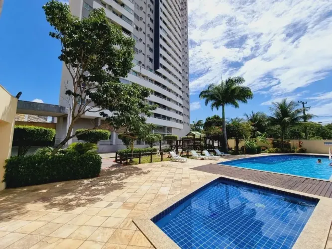 Lindo Apartamento 2/4 Suite Reformado Andar Alto Vista mar em Ponta Negra