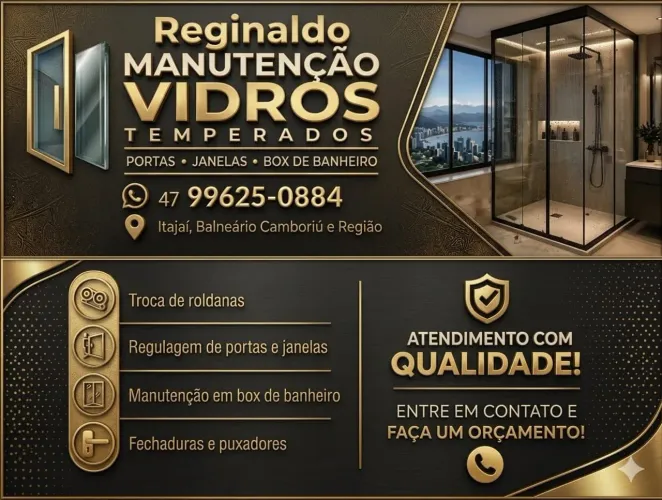 Manutenção Vidros Temperados Blindex 