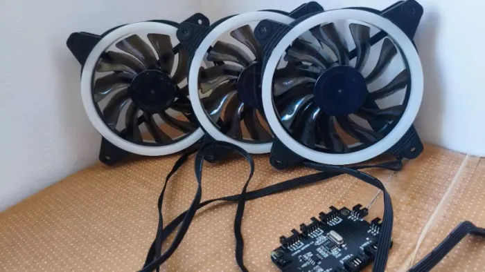 Kit de 3 Fans Gaming Master RGB