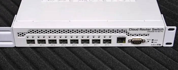 Mikrotik CRS309-1G-8S+In BR L5 para rede com capacidade excelente