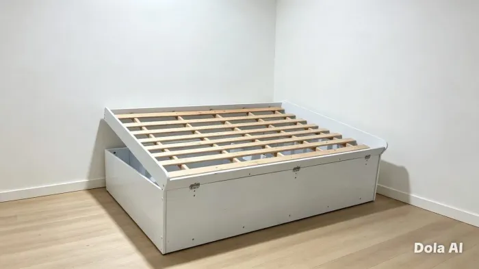 Cama baú mais colchão de solteiro