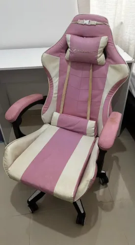 Cadeira gamer rosa