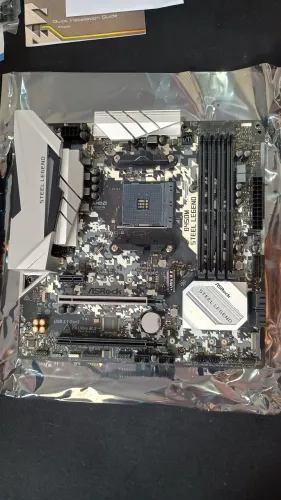 Placa mãe AsRock B450m Steel Legend