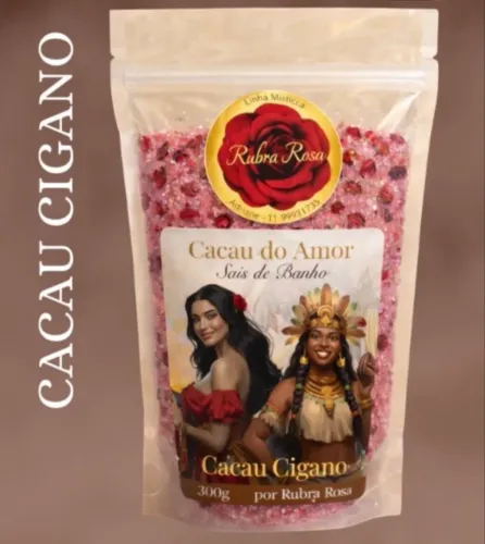 Sais Energéticos (Escalda pés ou banhos) 200g Cigana