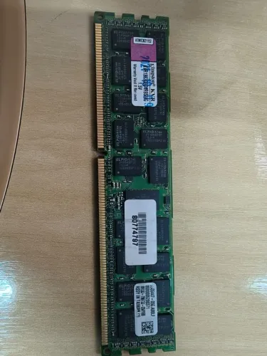 Kit com 4 Memórias Kingston DDR3 ECC Registered 4GB 1333MHz para Servidor - Total 16GB