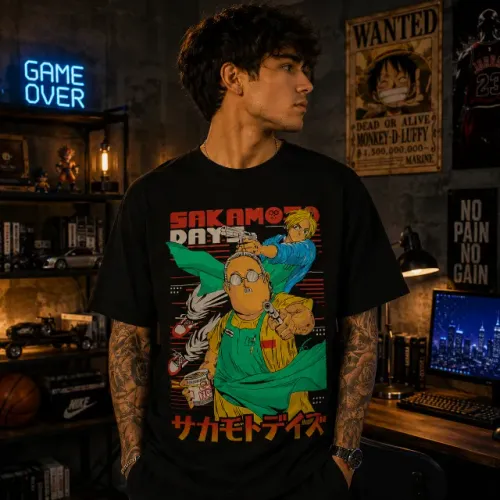 Camiseta FanArt Anime - Sakamoto Days - Sakamoto