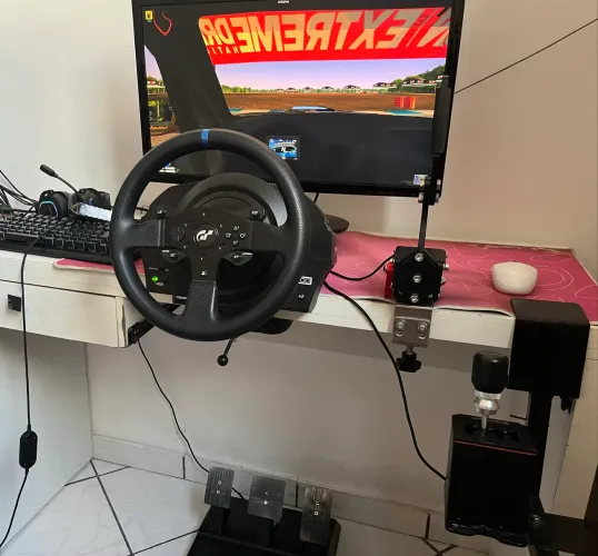 Thrustmaster T300RS + Câmbio H com Suporte + Freio de mão