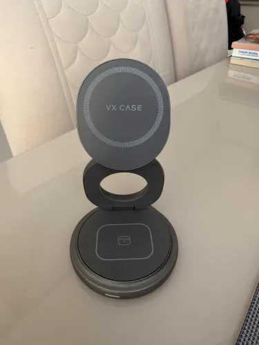 Base carregadora de iPhone e Apple Watch vx case original 